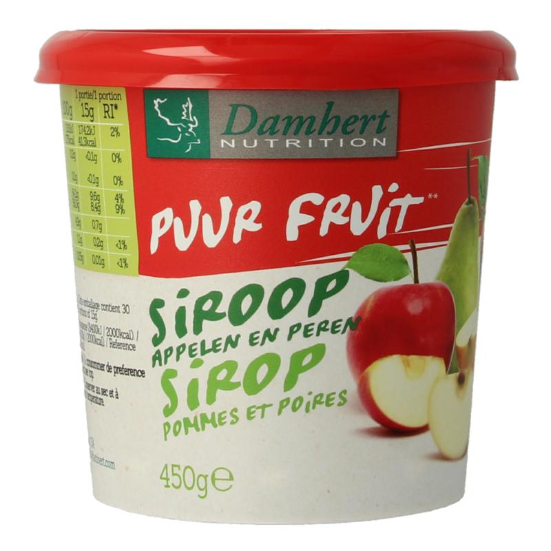 Damhert Puur Fruit Siroop Appelen En Peren