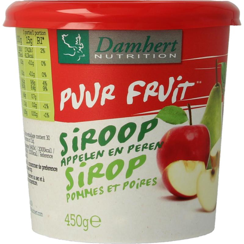 Damhert Puur Fruit Siroop Appelen En Peren