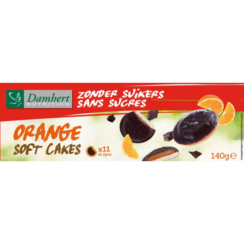 Damhert Soft Cakes Orange Suikervrij