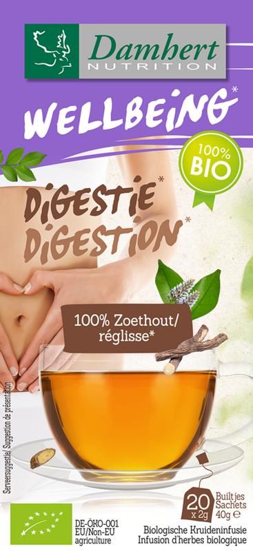 Damhert Tea Time Zoethout Thee Bio