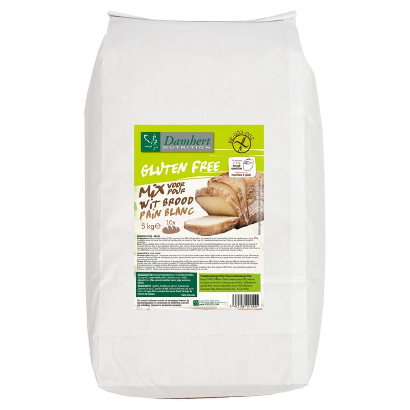 Damhert Wit Brood Mix Glutenvrij