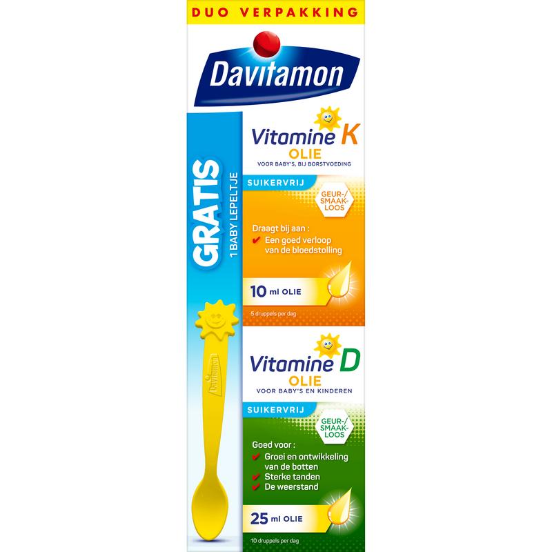 Davitamon Baby Vitamine D & K 25Mcg