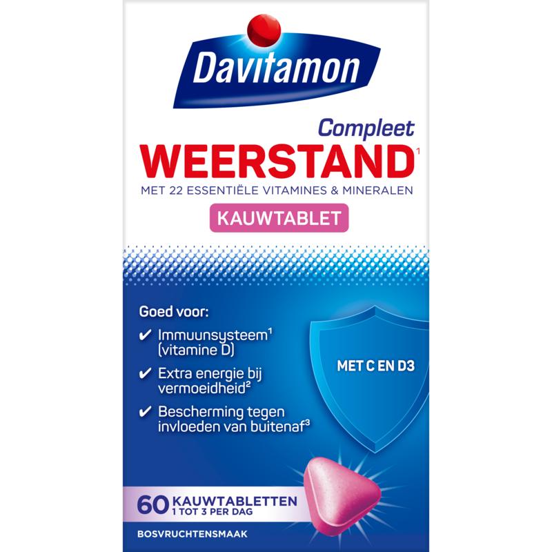 Davitamon Compleet Weerstand Kauwvitamines Bosvruchten