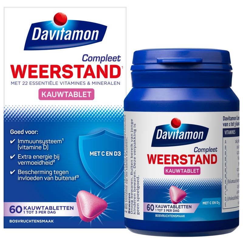 Davitamon Compleet Weerstand Kauwvitamines Bosvruchten