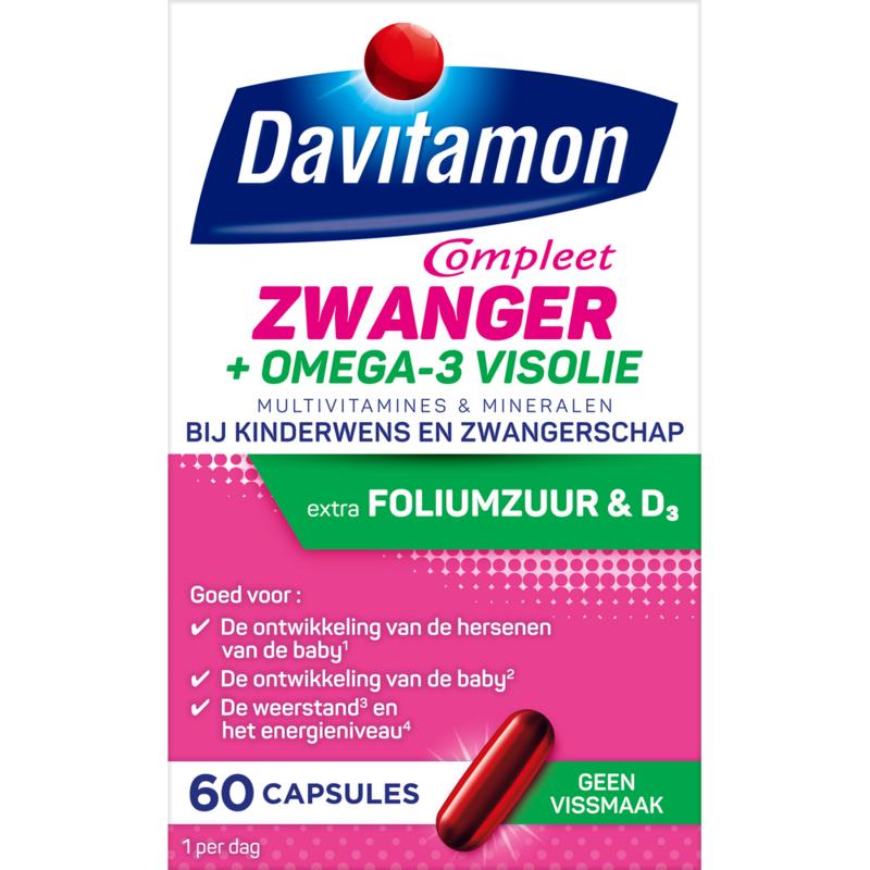 Davitamon Compleet Zwanger Plus Visolie