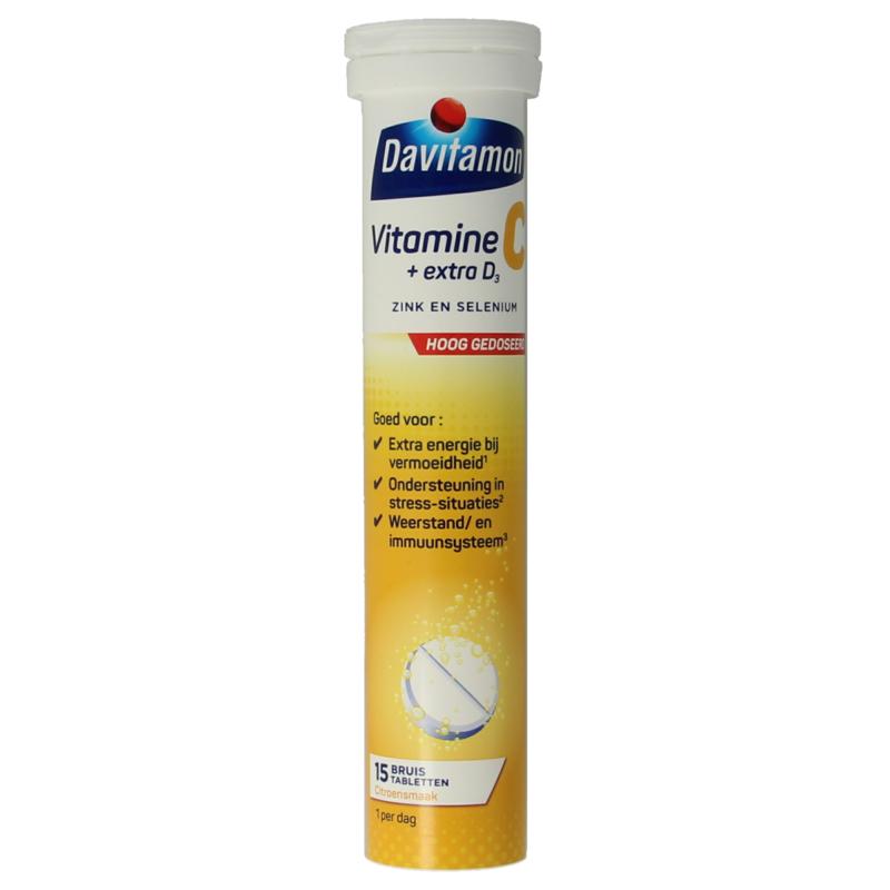 Davitamon Vitamine C & D3 Bruistabletten
