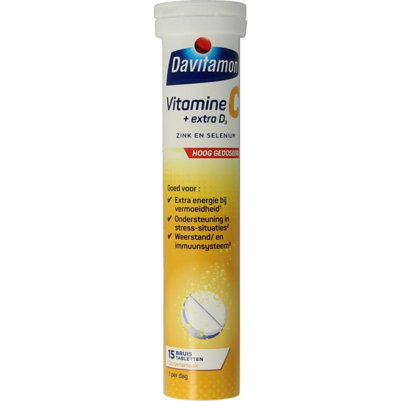 Davitamon Vitamine C & D3 Bruistabletten