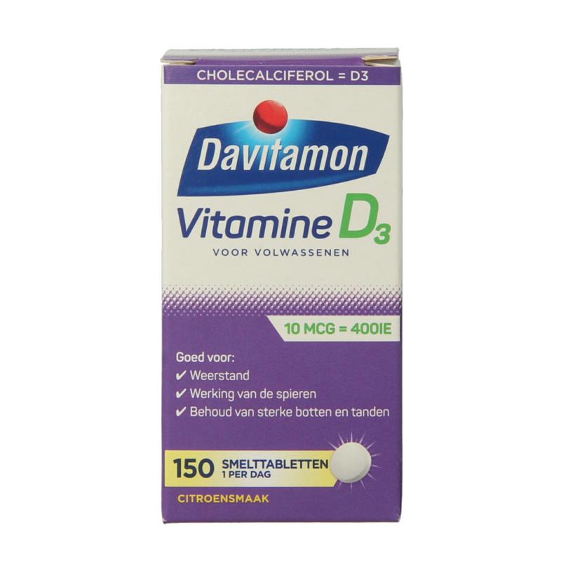 Davitamon Vitamine D Volwassenen Smelttablet