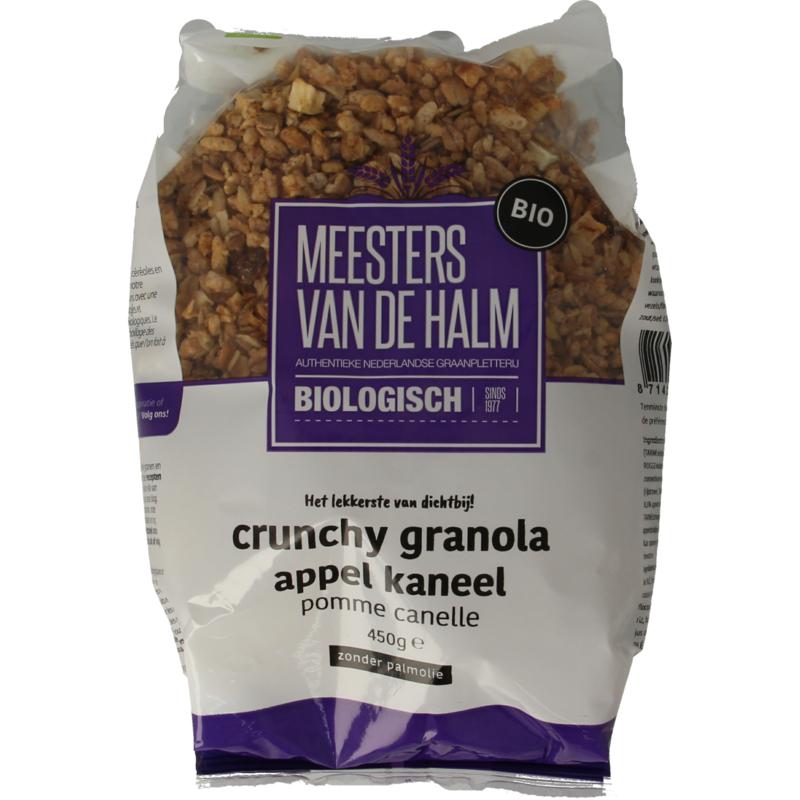 De Halm Crunchy Granola Appelkaneel Bio