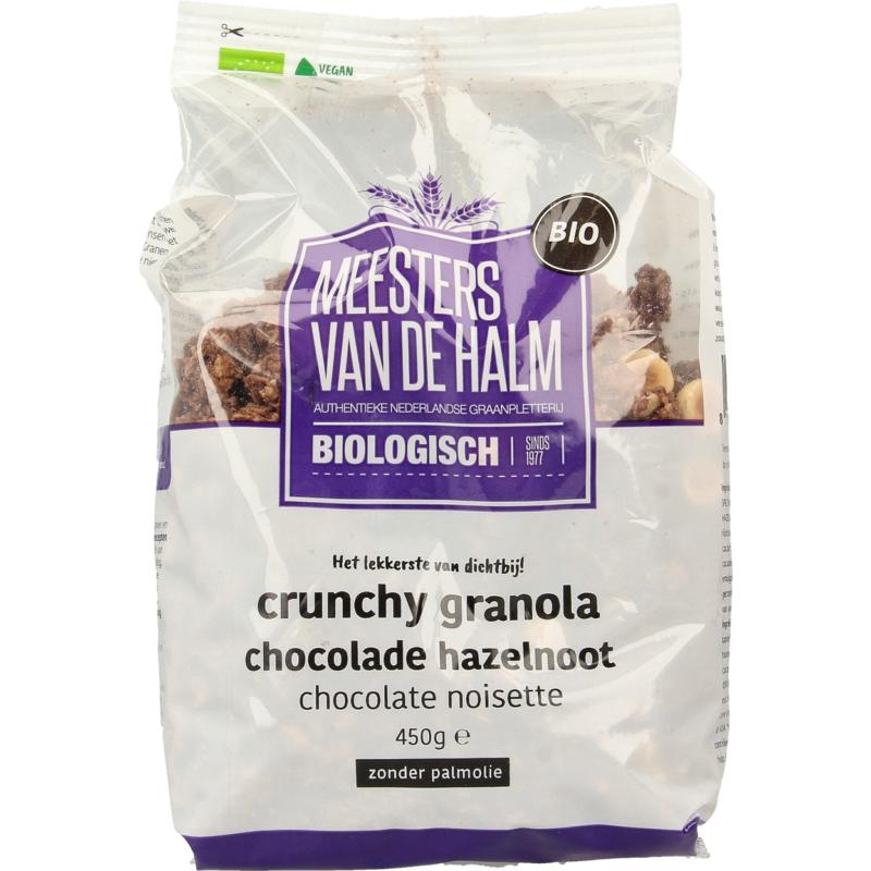 De Halm Granola Chocohazelnoot Bio