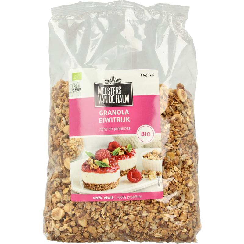 De Halm Granola Eiwitrijk Bio