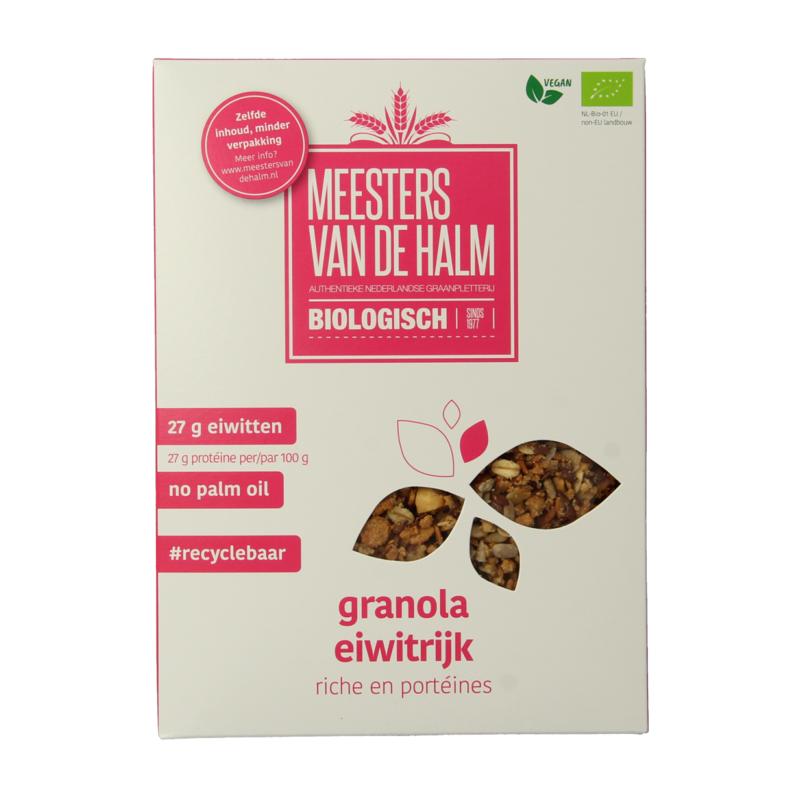 De Halm Granola Eiwitrijk Bio