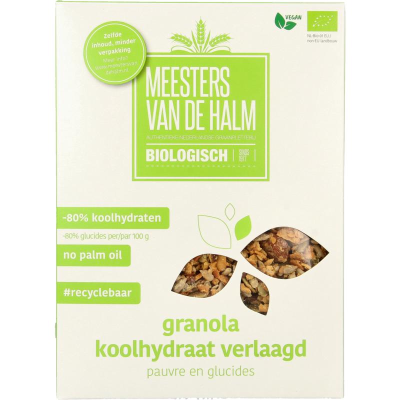 De Halm Granola Koolhydraat Verlaagd Bio