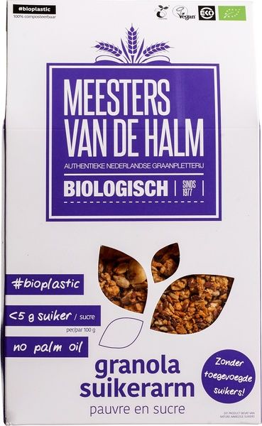 De Halm Granola Suikerarm Bio