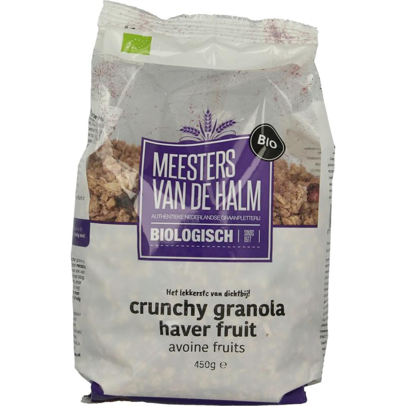 De Halm Haver Crunchy Fruit Bio