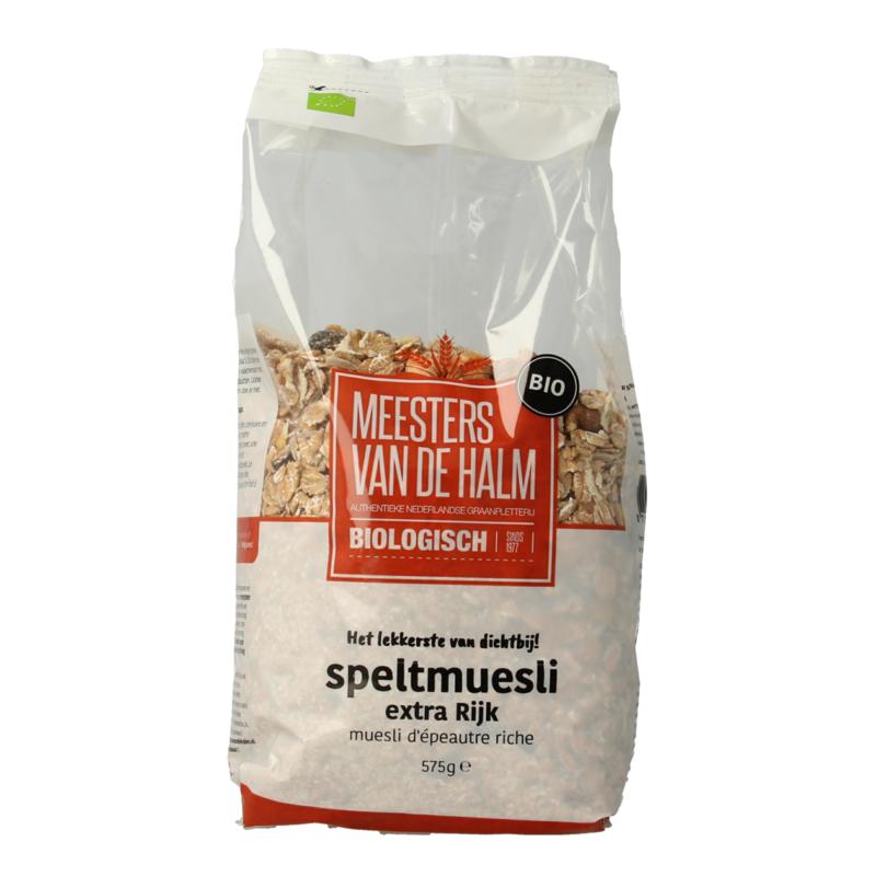 De Halm Muesli Spelt Extra Rijk Bio