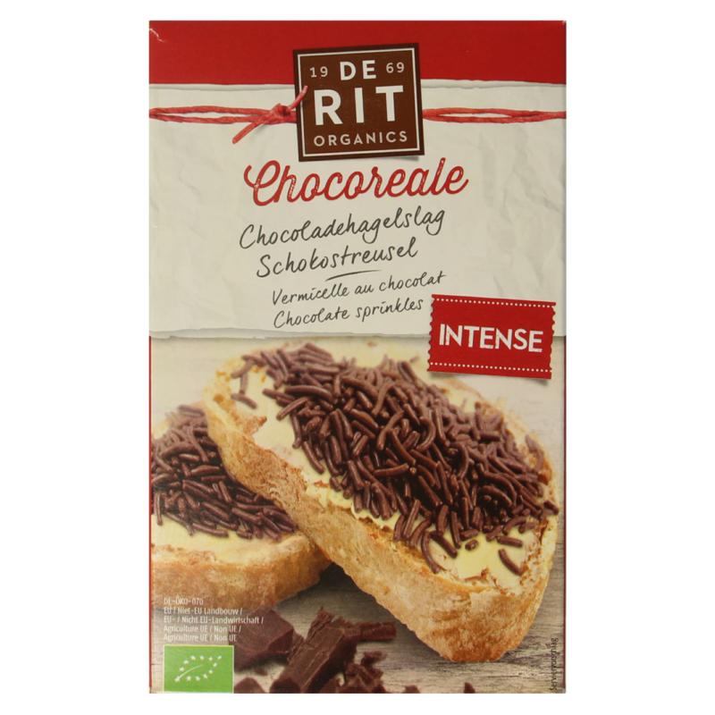 De Rit Chocoreale Hagelslag Puur Bio