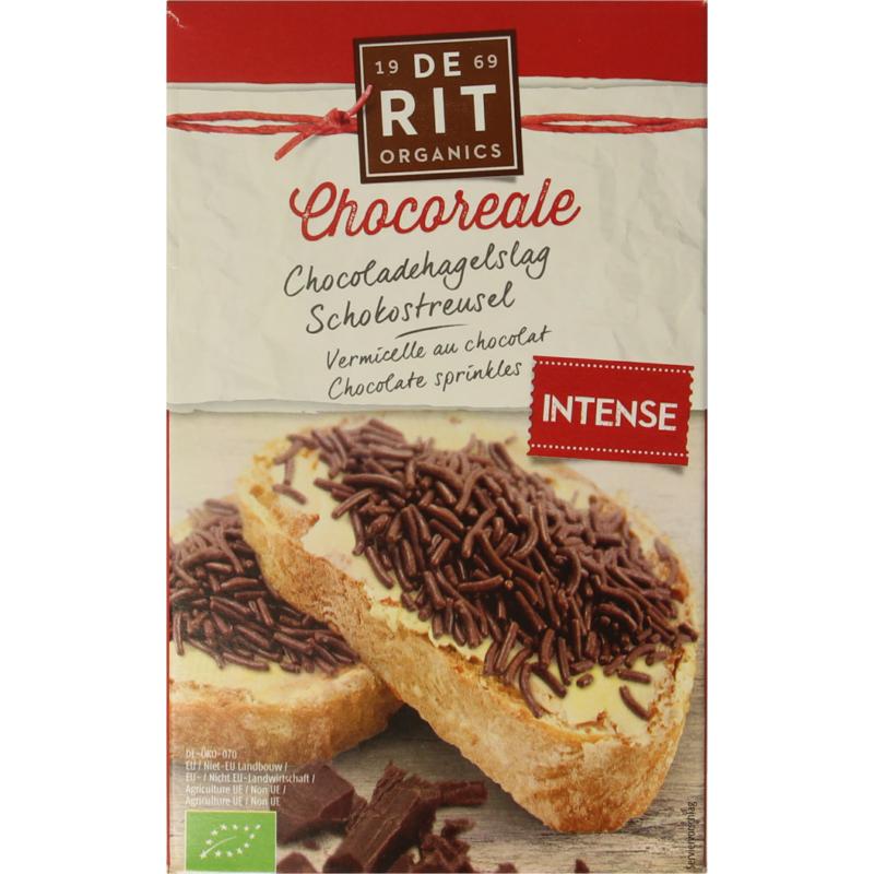 De Rit Chocoreale Hagelslag Puur Bio