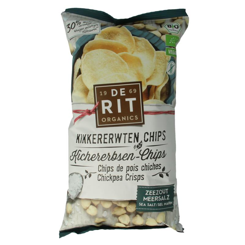 De Rit Kikkererwtenchips Zeezout Bio