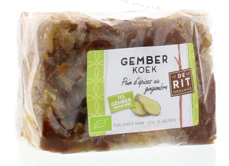 De Rit Kruidige Gemberkoek Bio