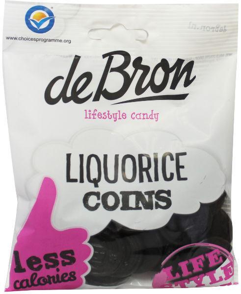 De Bron Muntendropliquorice Coins Suikervrij