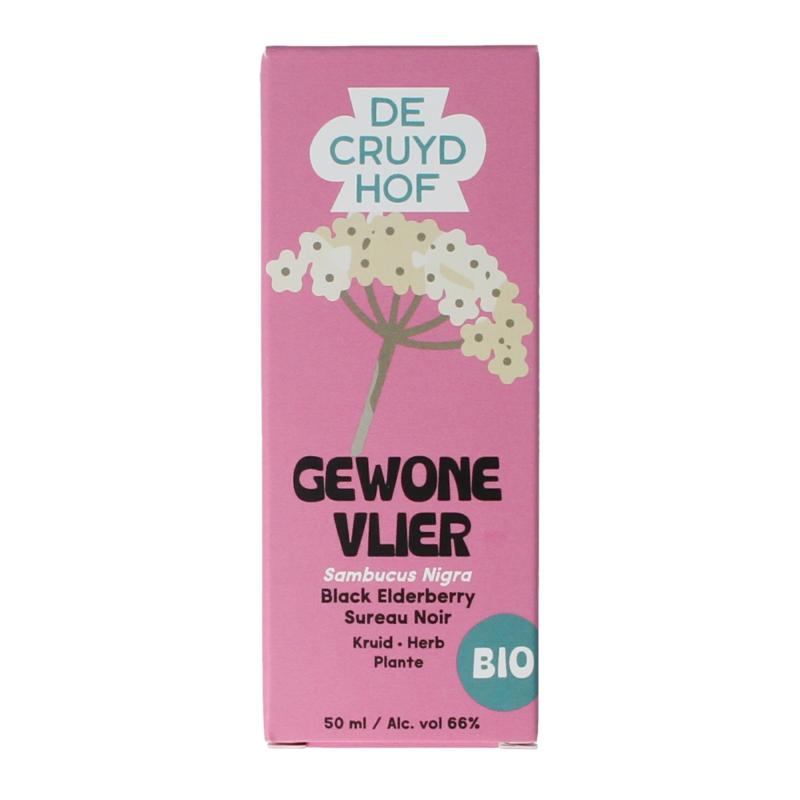 De Cruydhof Sambucus Nigra Herbgewone Vlier Bio