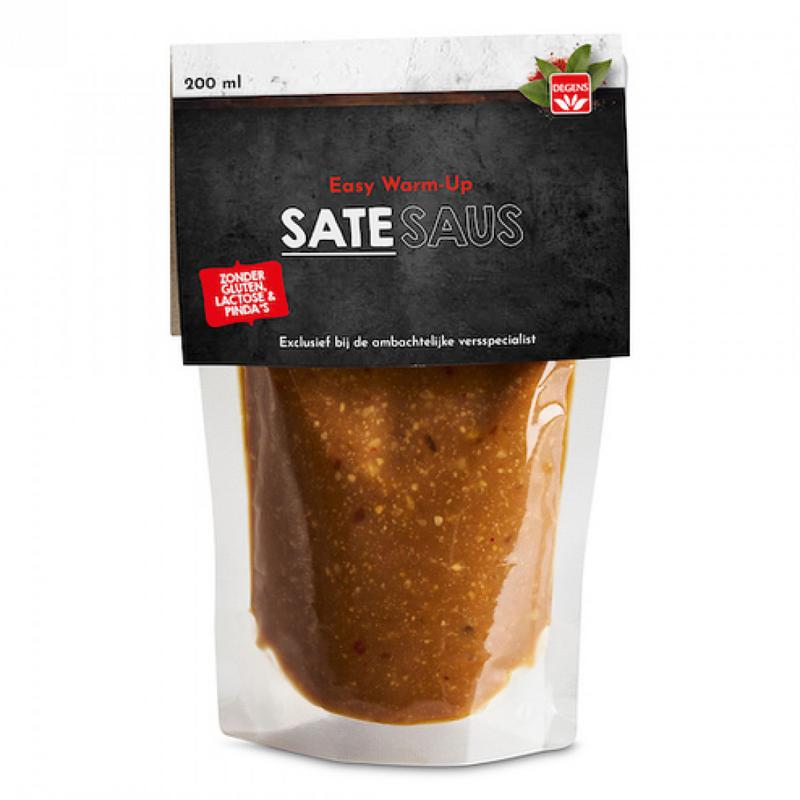 Degens Satesaus Pindavrij Lactosevrij Glutenvrij