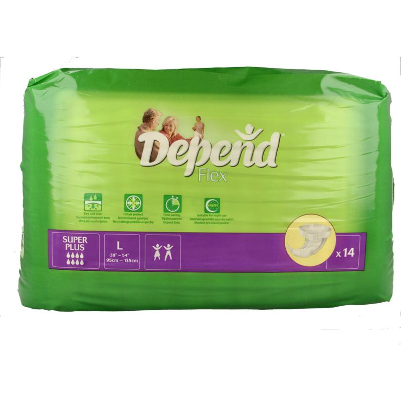 Depend Flex Super Plus Large