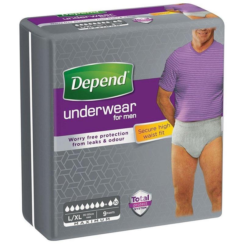 Depend Pants Men Max Maat Lxl 1986