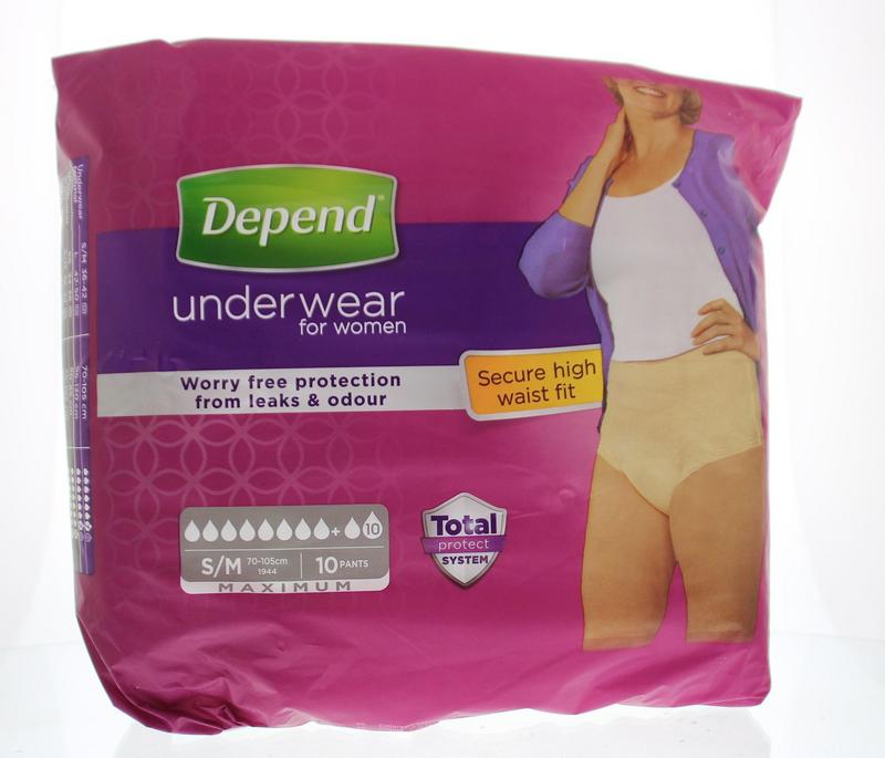 Depend Pants Vrouw Maximum Maat Sm