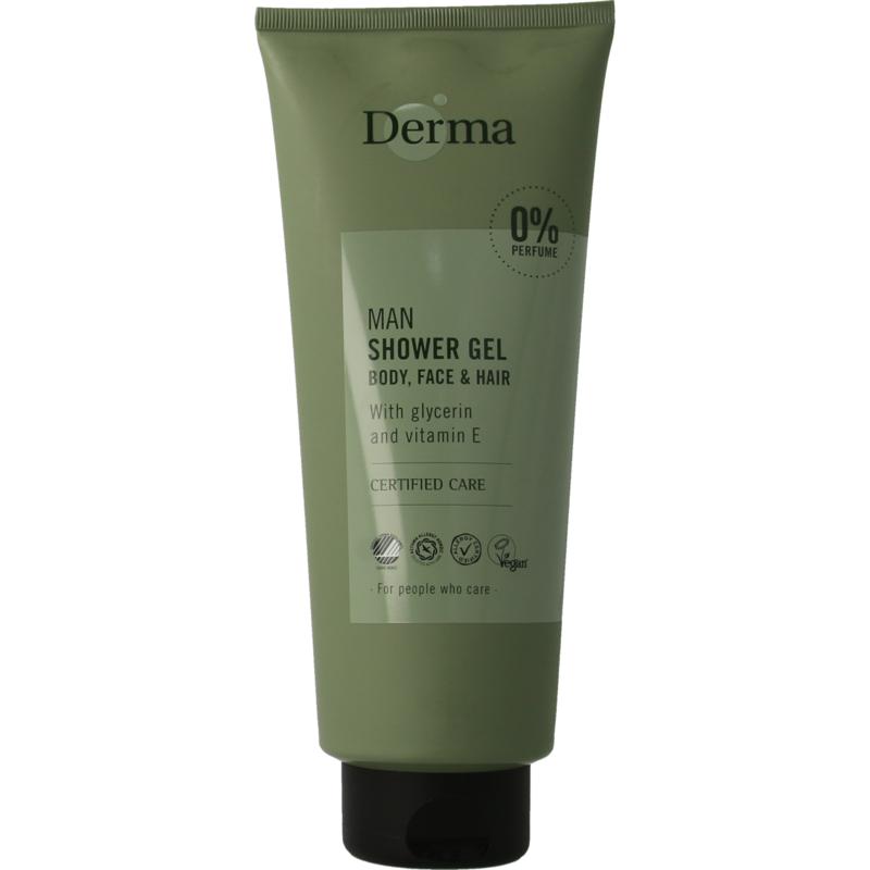 Derma Man Douchegel Body, Face & Hair