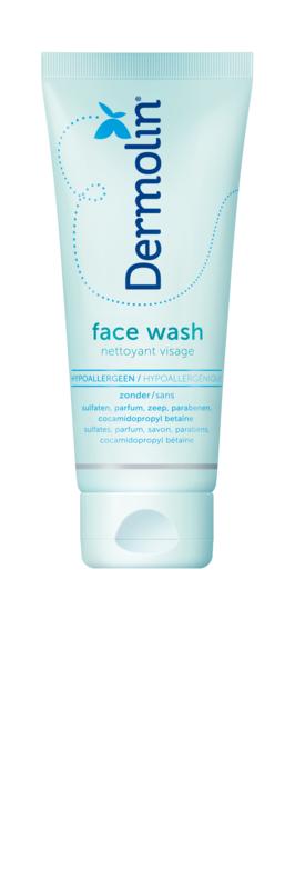 Dermolin Face Wash Capb Vrij