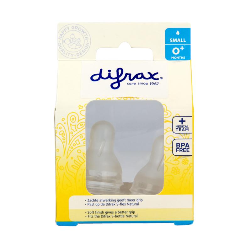 Difrax Flesspeen Small 0+ Natural