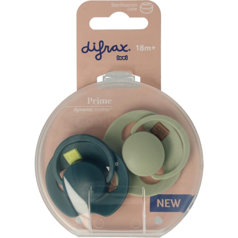 Difrax Fopspeen Prime 18+ Maanden Assorti