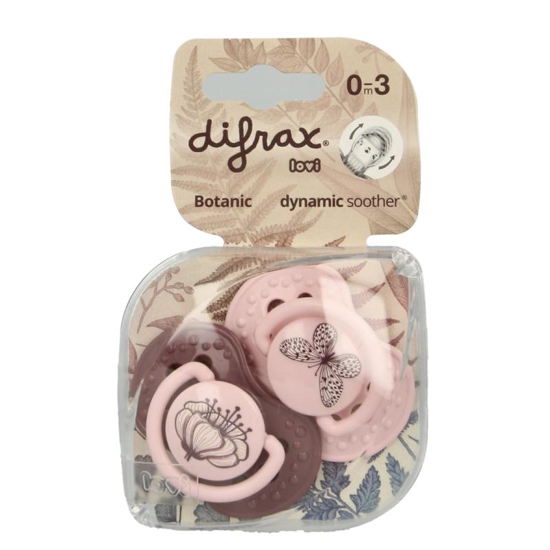 Difrax Lovi Fopspeen Botanic 0-3 Maanden