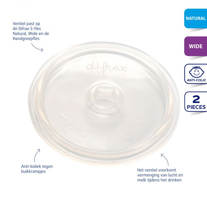 Difrax S-Fles Ventiel