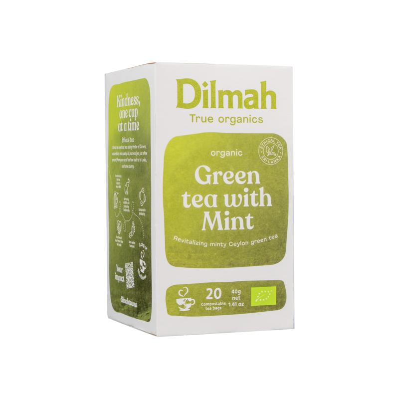 Dilmah Green Tea With Mint Bio
