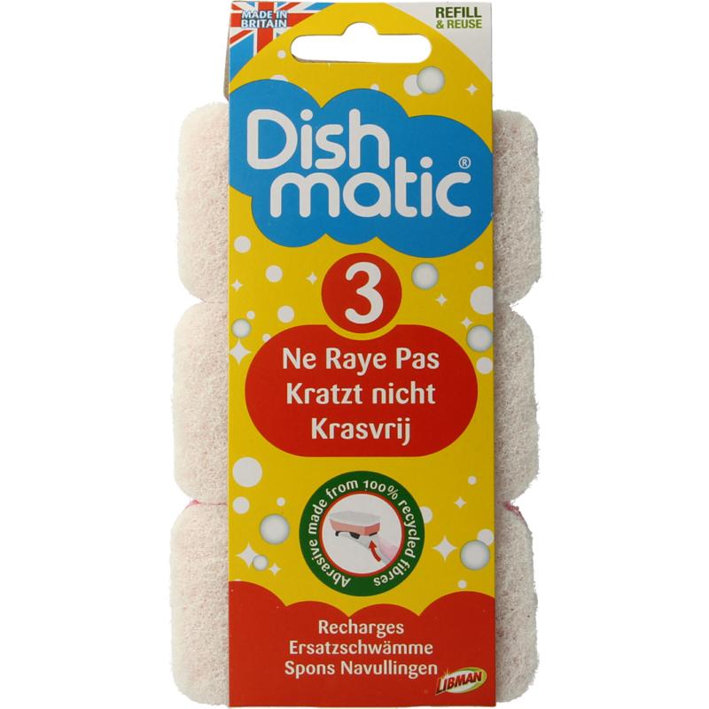 Dishmatic Navulspons Krasvrij