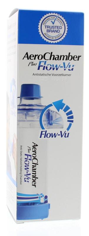 Aerochamber + Flow Vu Mondstuk Blauw