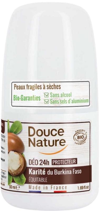 Douce Nature Deodorant Roll On Met Karite Sheabutter 24H Bio