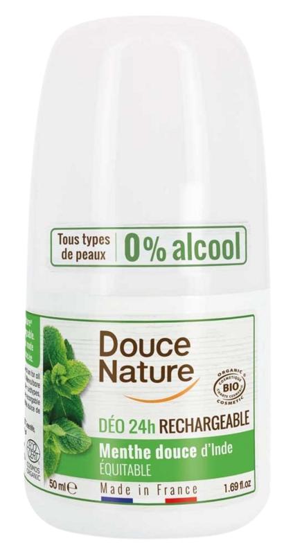 Douce Nature Deodorant Roll On Mint Hervulbaar