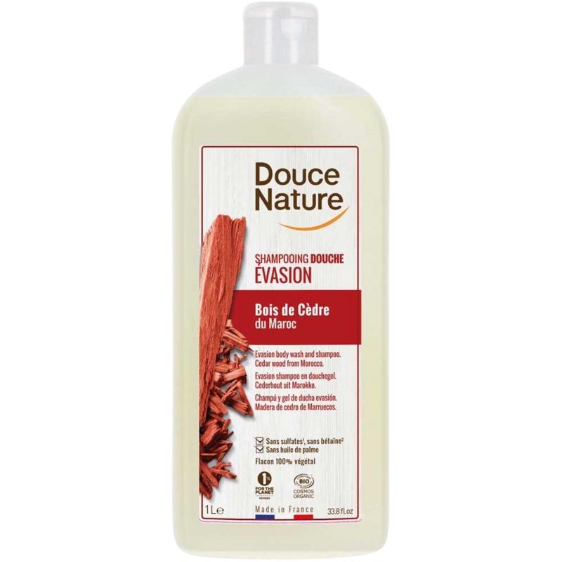 Douce Nature Douchegel & Shampoo Evasion Met Cederhout Bio