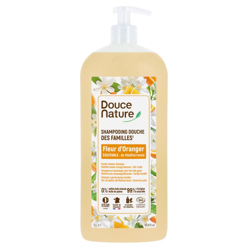 Douce Nature Douchegel & Shampoo Familie Oranjebloesem Bio