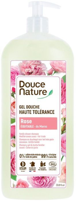 Douce Nature Douchegel Hoge Tolerantie Roos Uit Marokko Bio