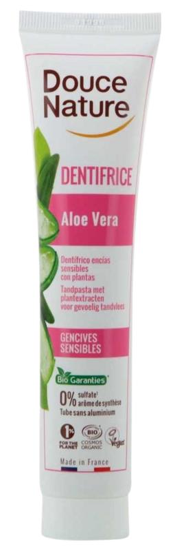 Douce Nature Tandpasta Aloe Vera Voor Gevoelig Tandvlees Bio