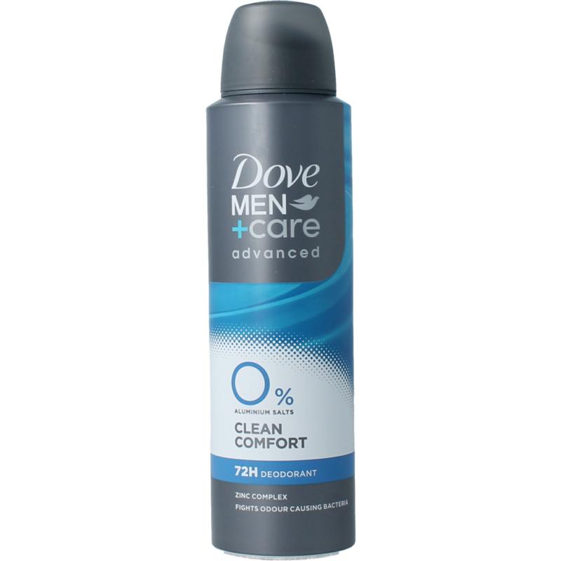 Dove Deodorant Spray Men+ Care Clean Comfort 0%