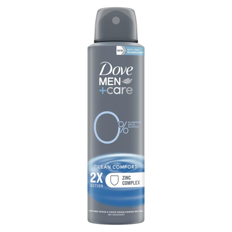 Dove Deodorant Spray Men+ Care Clean Comfort 0%