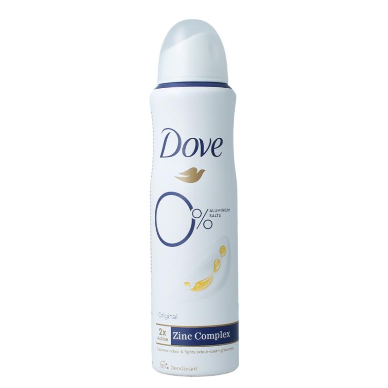 Dove Deodorant Spray Original 0%