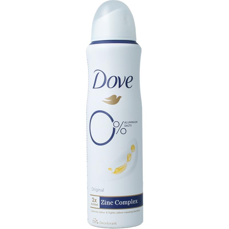 Dove Deodorant Spray Original 0%