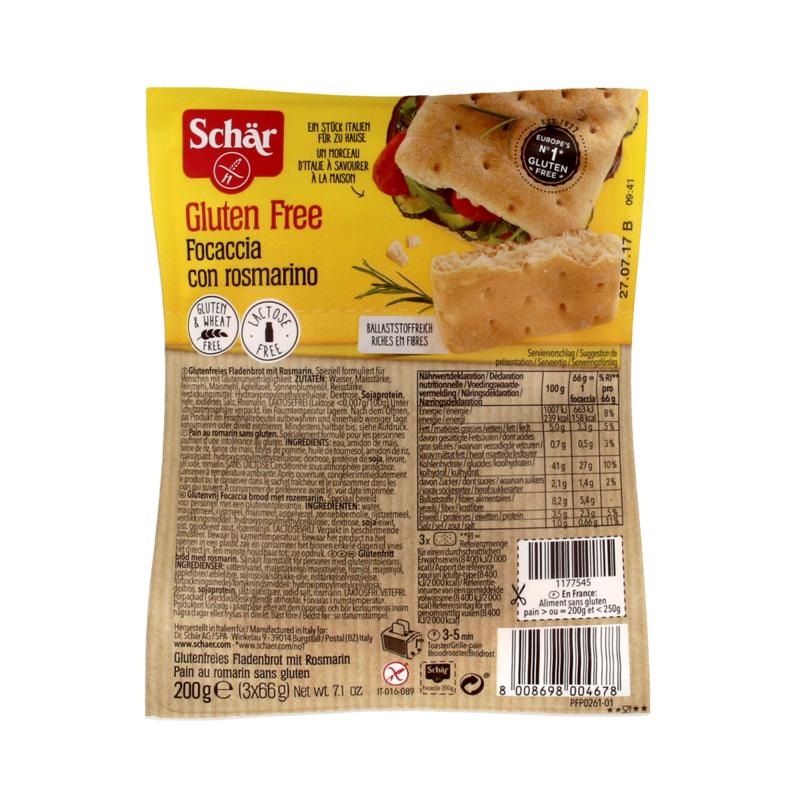 Dr Schar Focaccia Glutenvrij